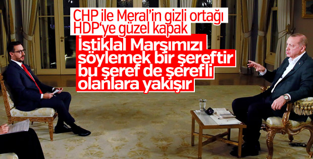 Cumhurbaşkanı, TRT’de gündemi değerlendirdi