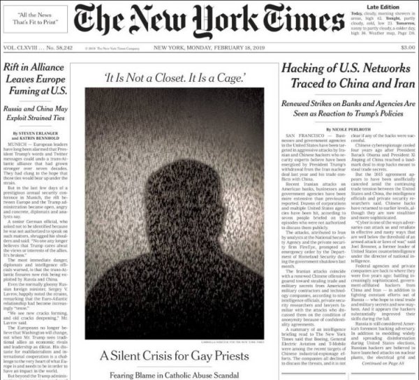 Dünya manşetlerinde yeni hafta