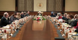 Emine Erdoğan Amerikalı heyeti kabul etti