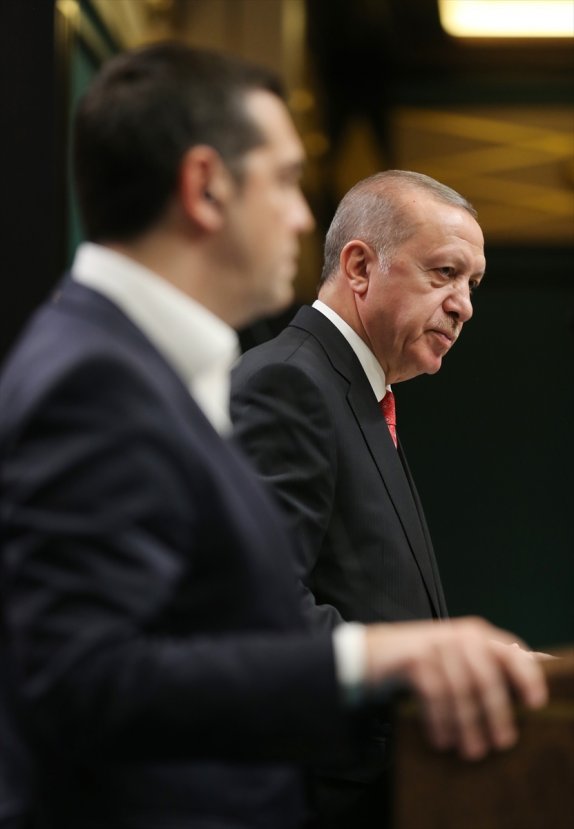 Erdoğan ile Çipras ortak basın toplantısı düzenledi