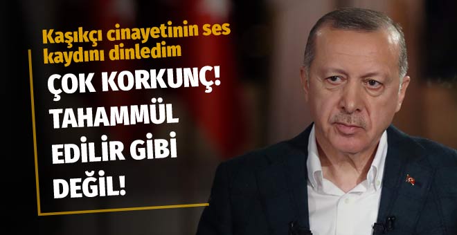 Erdoğan tüyler ürperten o ses kaydını anlattı
