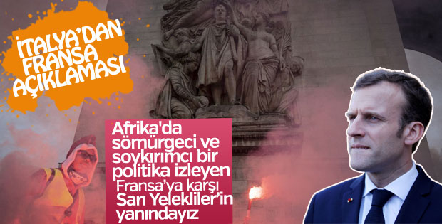 Fransa’dan İtalya’ya Sarı Yelekliler tepkisi