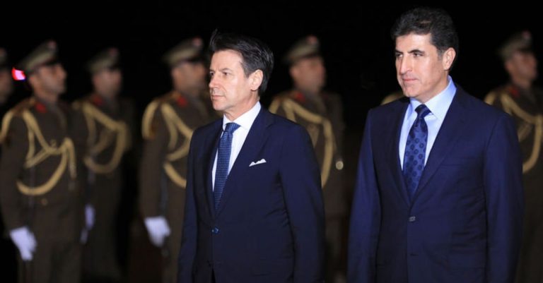 İtalya Başbakanı, Bağdat’tan sonra Erbil’de