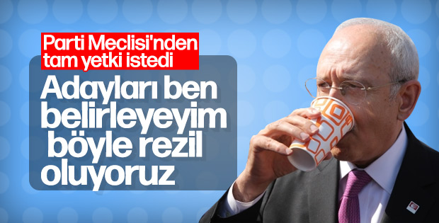 Kılıçdaroğlu PM’den yetki aldı