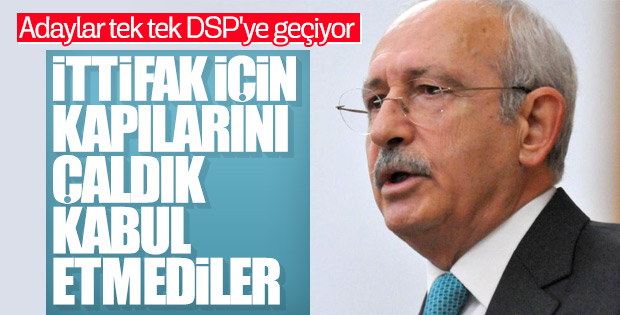 Kılıçdaroğlu’ndan DSP’ye geçenlere mesaj