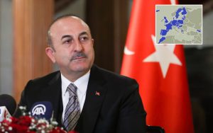 Mevlüt Çavuşoğlu skandal haritayı Pompeo’ya sordu