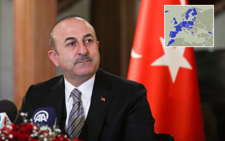 Mevlüt Çavuşoğlu skandal haritayı Pompeo’ya sordu
