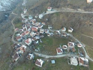 Ordu’da heyelan nedeniyle 17 bina tahliye edildi