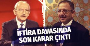 Özhaseki’nin Kılıçdaroğlu’na açtığı ‘iftira’ davasında son karar çıktı