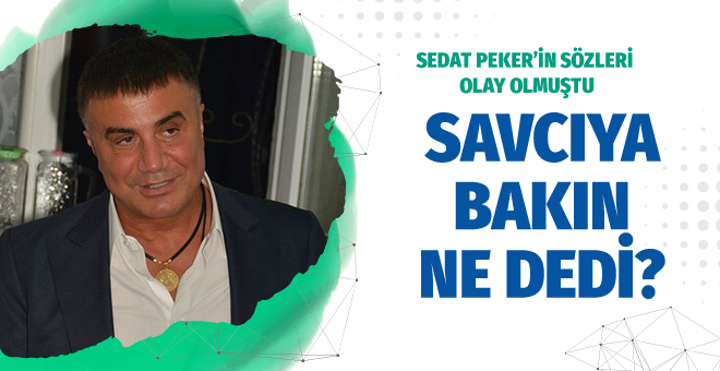 Sedat Peker ifade verdi konuşmamın arkasındayım