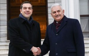 Yıldırım, Yunanistan Başbakanı Çipras’ı kabul etti