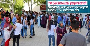 YKS kılavuzu yayınlandı