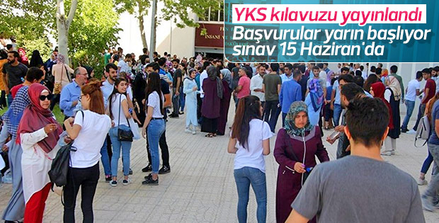YKS kılavuzu yayınlandı