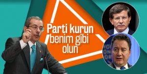 Abdüllatif Şener, yeni parti kuracaklara gaz verdi