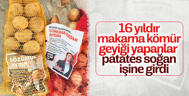 Aydın’da patates-soğanlı seçim çalışması