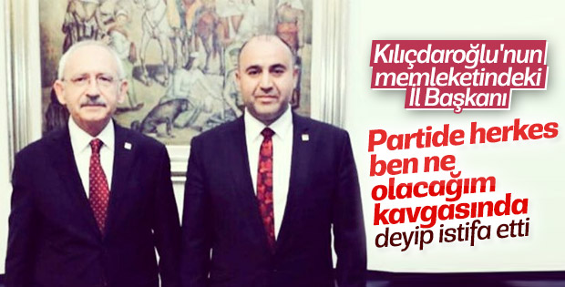 CHP Tunceli İl Başkanı istifa etti