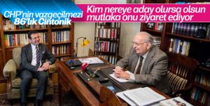Ekrem İmamoğlu, Hüsamettin Cindoruk’u ziyaret etti