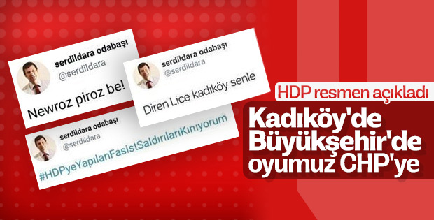 HDP’li yönetici: Seçmenimiz Kadıköy’de CHP’ye oy verecek