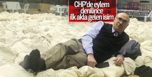 CHP’li Tanal oyların üzerine yatarak nöbet tuttu