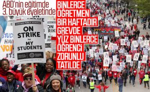 Chicago’da binlerce öğretmen grevde