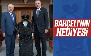 Devlet Bahçeli’den Cumhurbaşkanı Erdoğan’a hediye