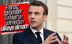 Macron’dan Fransız teröristler için Türkiye şartı