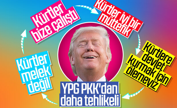 Trump: Kürtler güvende ve bizimle iyi çalıştılar