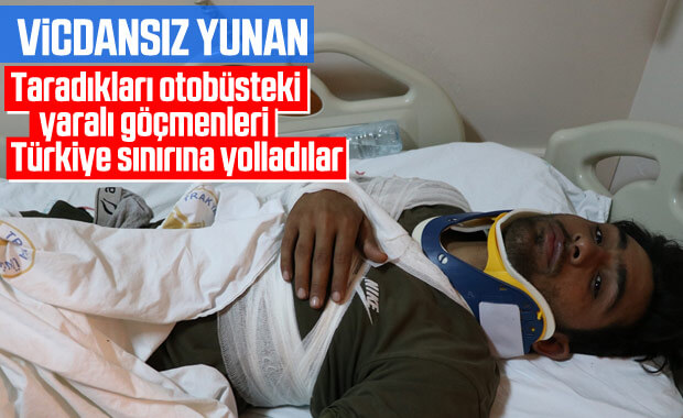 Yunanistan yaralı göçmenleri zorla geri gönderiyor