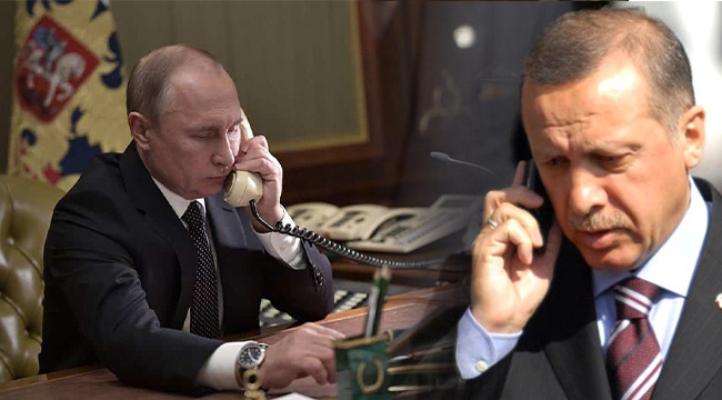 Cumhurbaşkanı Erdoğan Putin ile telefonda görüştü