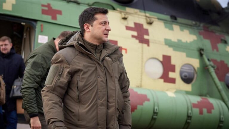 Ukraine’s leader seeks EU sanctions on Russia