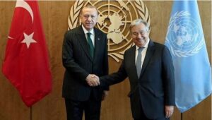 Cumhurbaşkanı Erdoğan, BM Genel Sekreteri Antonio Guterres​ ile görüştü