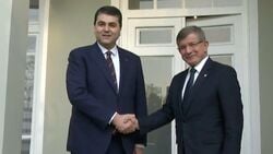 Ahmet Davutoğlu, Gültekin Uysal’a ziyaret etti